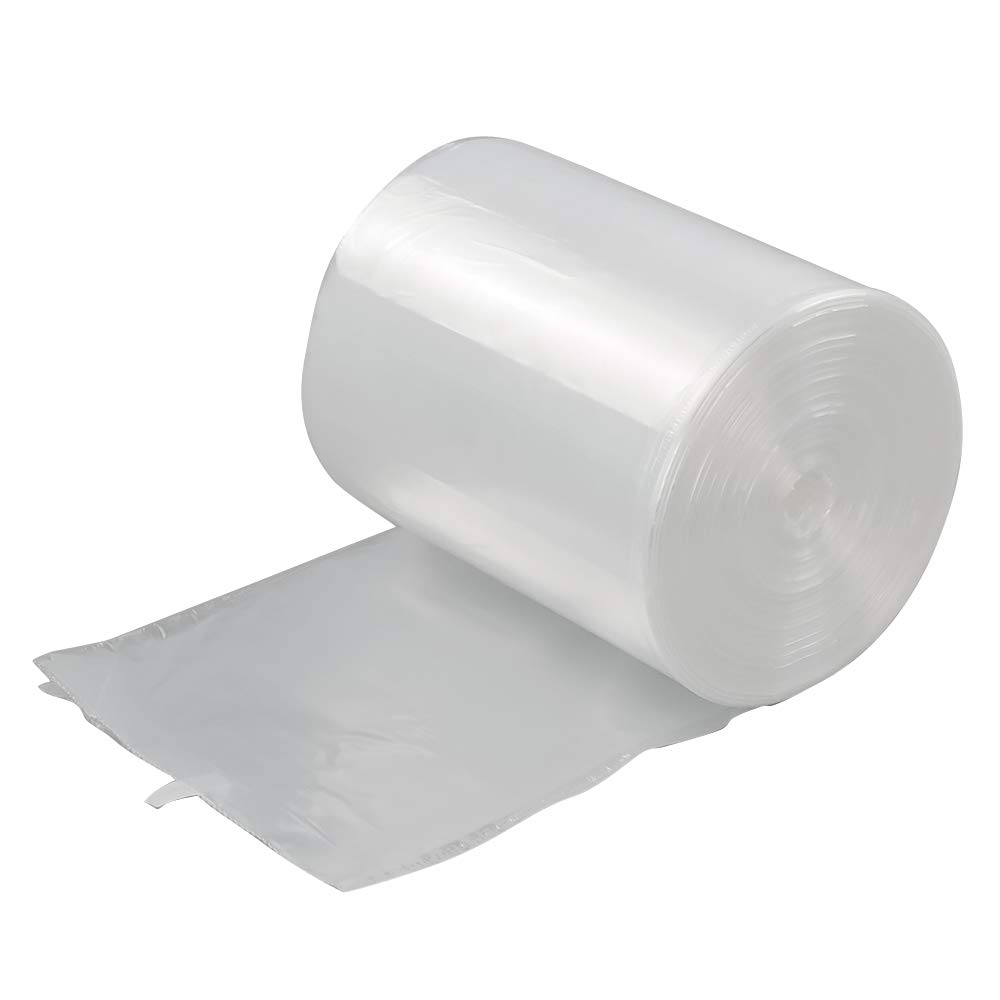 8 Gallon Clear Trash Bags - 110 Count Medium Garbage Bags for Kitchen, Bathroom & Office Waste Disposal | Durable & Leak-Proof