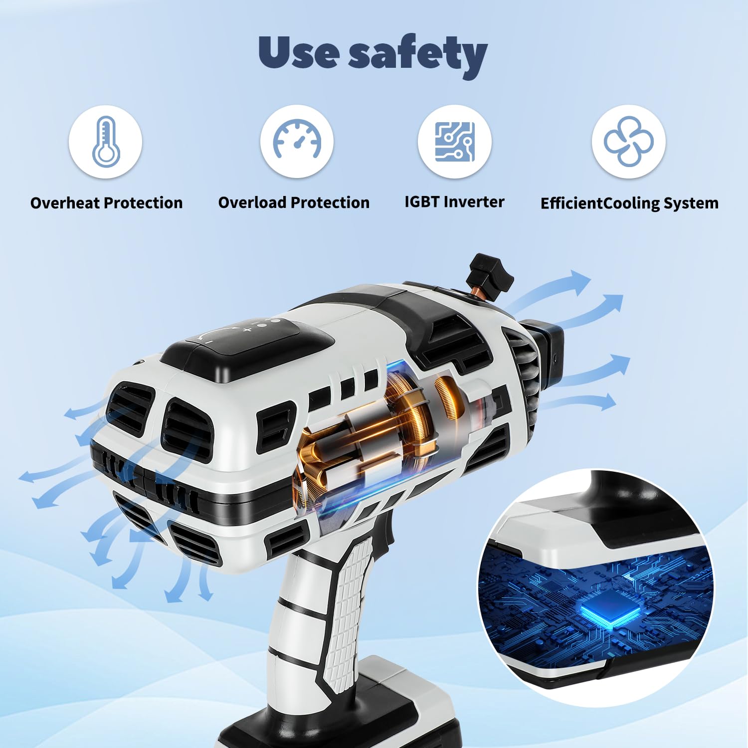 Portable 110V IGBT Inverter ARC Welding Machine - 20-120Amp Adjustable Current, Handheld Welder for 1/16