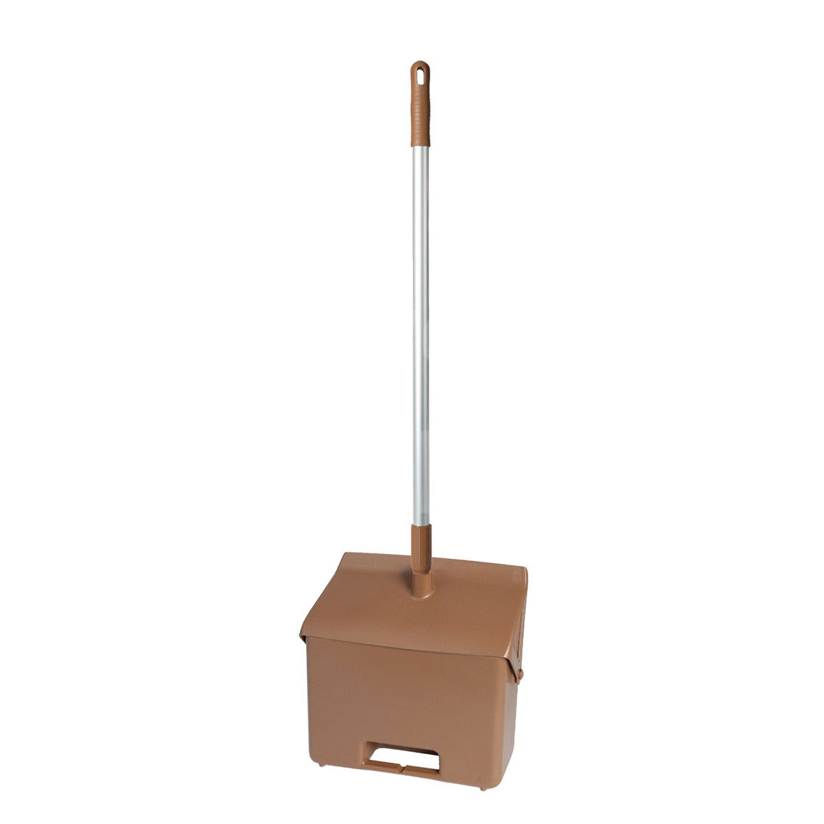 FBK Dustpan with Handle - Heavy Duty Lobby Dust Pan for Home, Office & Commercial Use - Easy Clean Floor Sweeping Tool for Hardwood, Tile & Vinyl Floors