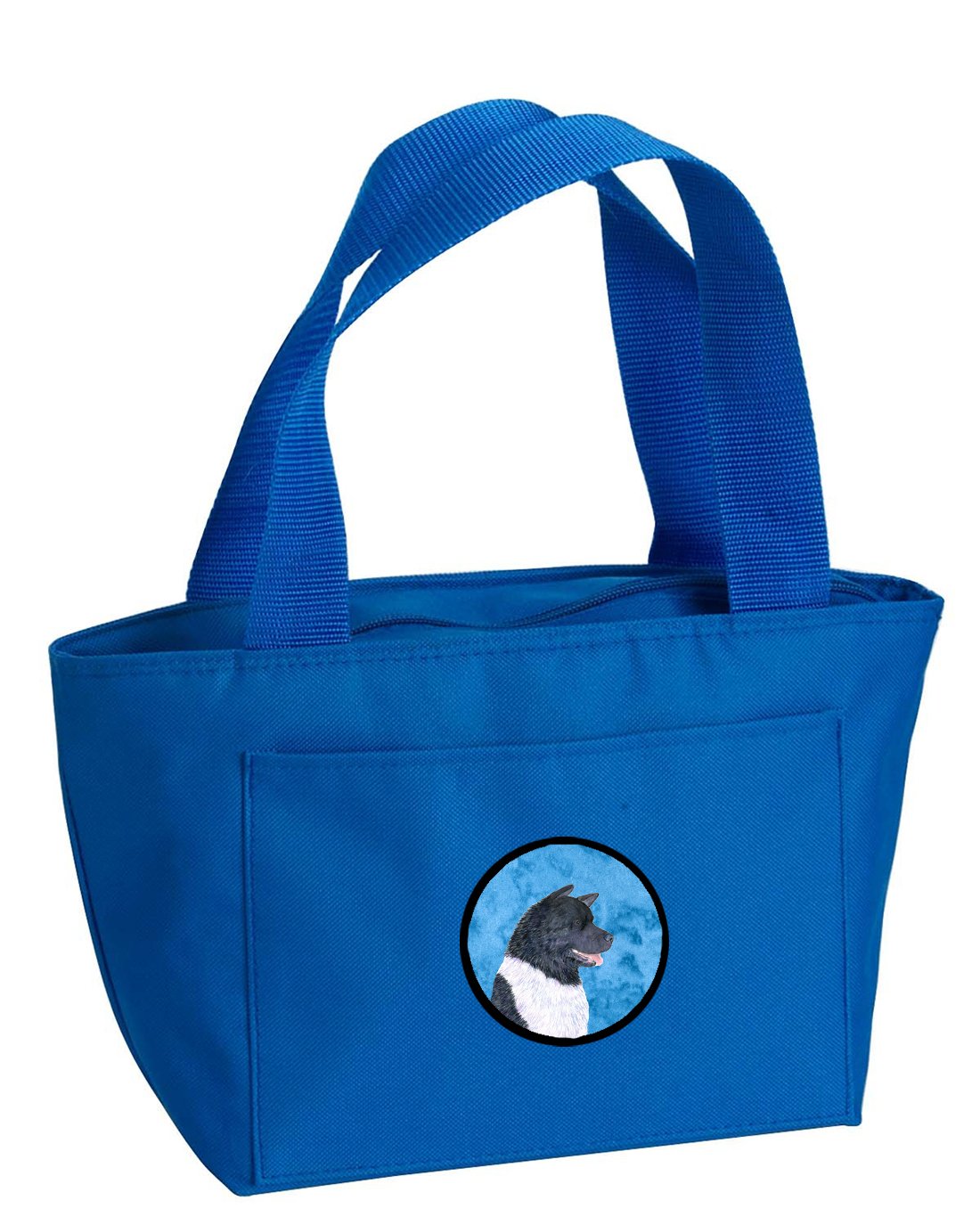 Insulated Lunch Box Tote Bag for Women & Men - Large Reusable Lunch Bag with Blue Akita Design, Perfect for Work, School & Picnics | Caroline's Treasures SS4797-BU-8808