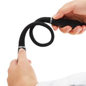 Hands-Free Neck Fan with USB Rechargeable Battery - Portable Personal Fan for Sports, Home & Office - 2 Speed Adjustable, Flexible Gooseneck Design - Ideal for Hot Weather, Workouts & Outdoor Activities - Black