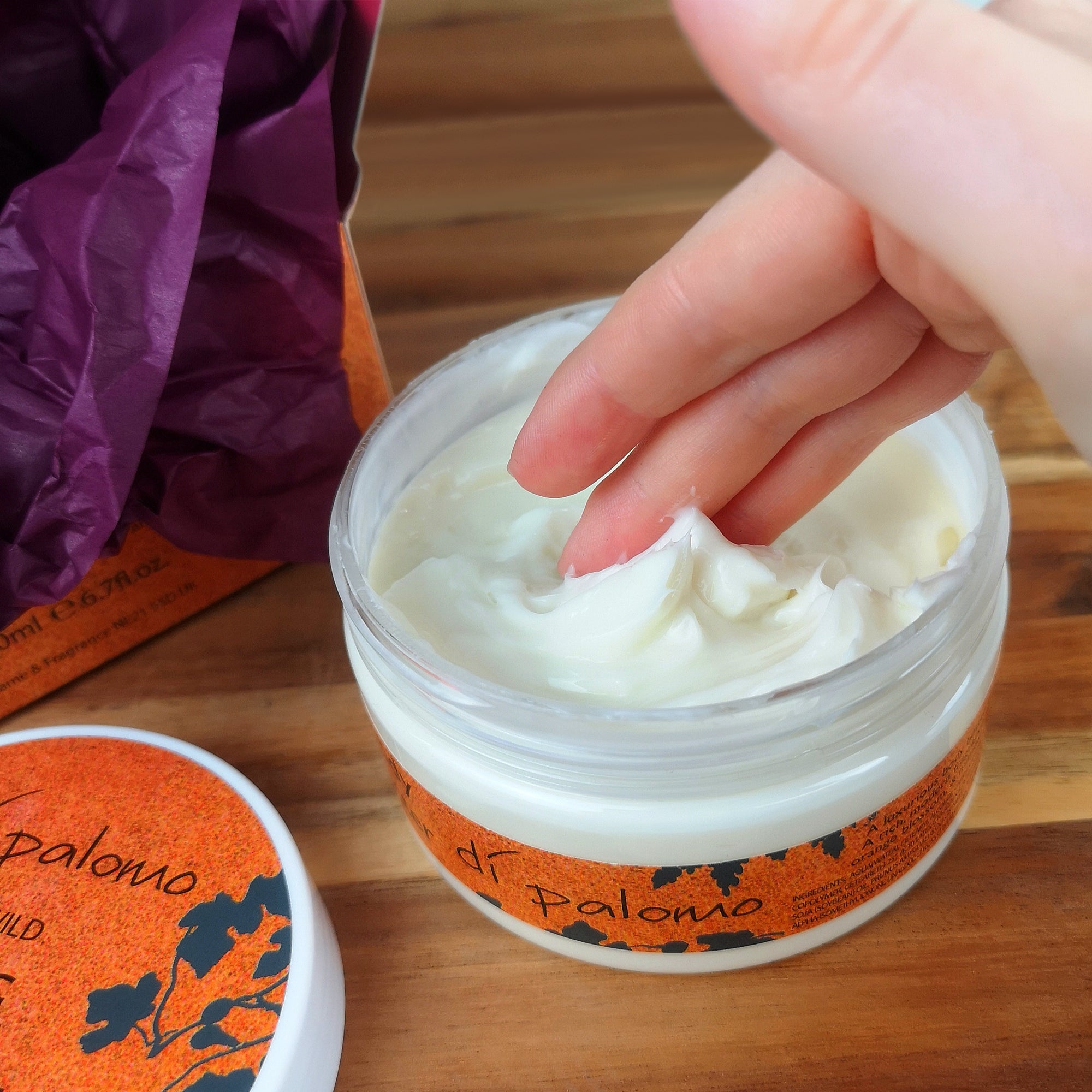 Di Palomo Wild Fig & Grape Body Butter 200ml - Ultra Hydrating & Nourishing Cream for Dry Skin | Perfect for Daily Moisturizing, Spa Days & Gift Giving