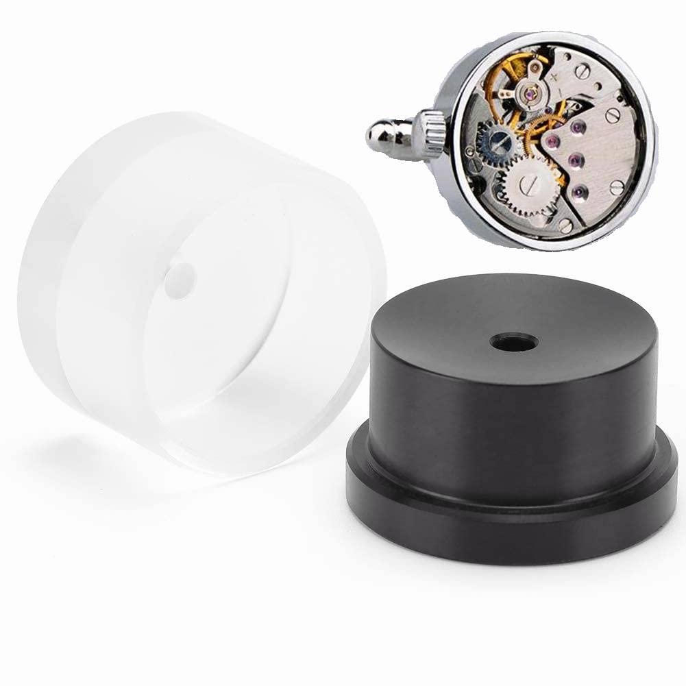 Professional Watch Repair Tool - Pssopp Close Mainspring Barrel Press for Clock Movement & Mechanism Maintenance | Perfect for Watchmakers & DIY Enthusiasts | Watch Workshop & Home Repair Use