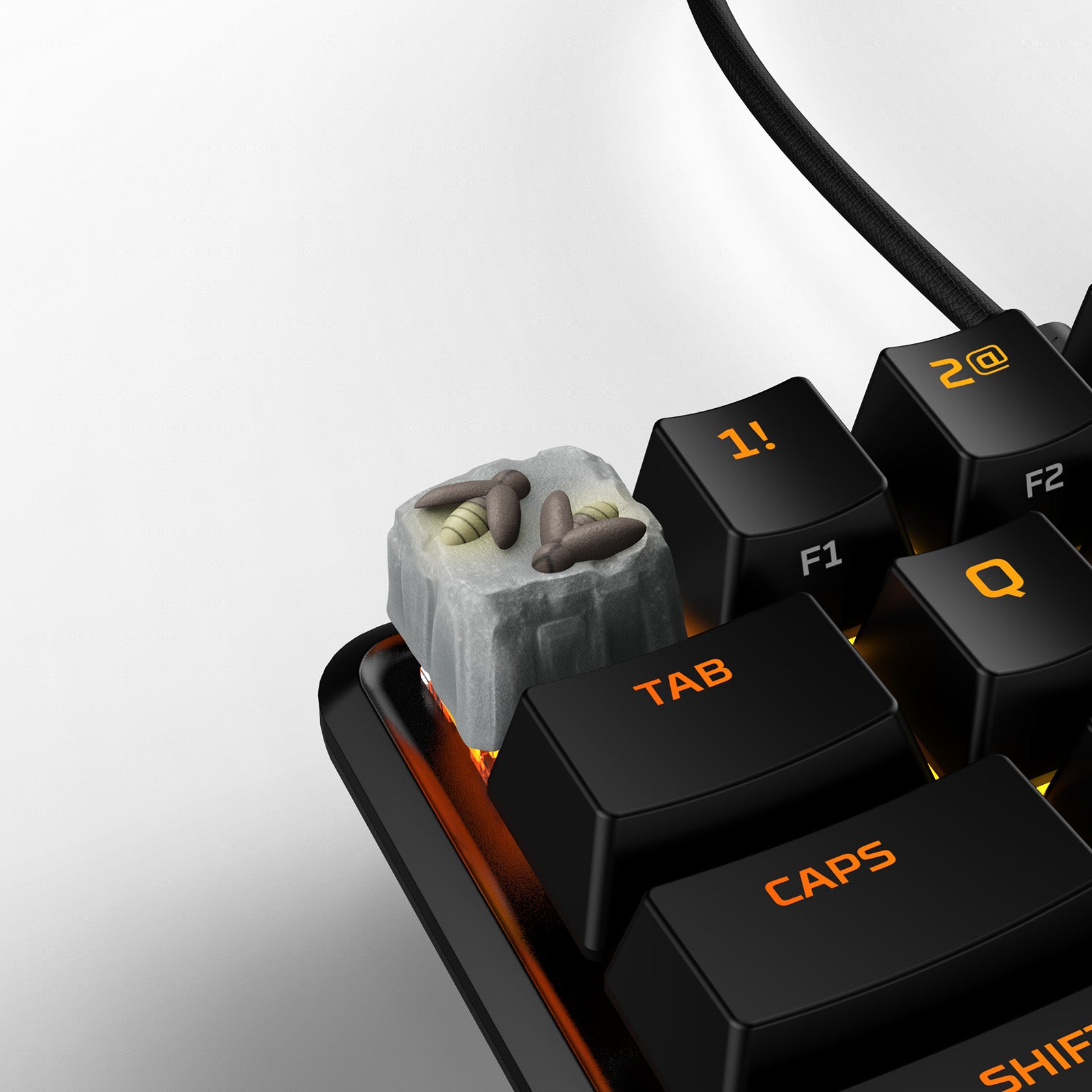 HX3D Custom Keycap - Nature Themed Mechanical Keyboard Keycap for Gaming & Typing | Perfect for PC, Mac, and Office Use