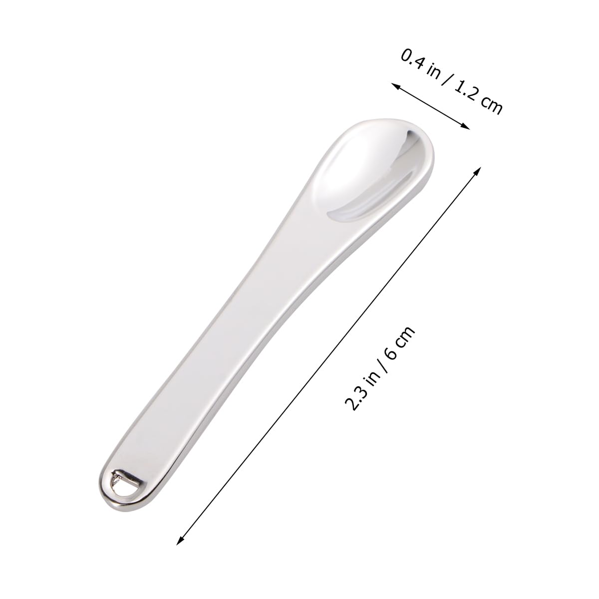 Healifty 5-Piece Mini Metal Cosmetic Spatula Set - Reusable Skincare Spoon for Creams, Lotions & Moisturizers | Perfect for Facial Application & Travel Beauty Kits