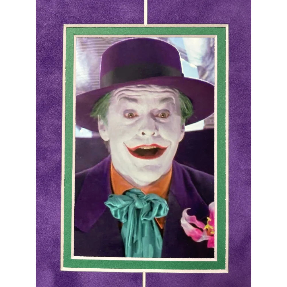 Jack Nicholson Autographed Joker 8x10 Photo Framed - PSA/DNA Certified Signed Batman 1989 Movie Memorabilia - Perfect for Superhero Collectors & Home Theater Decor