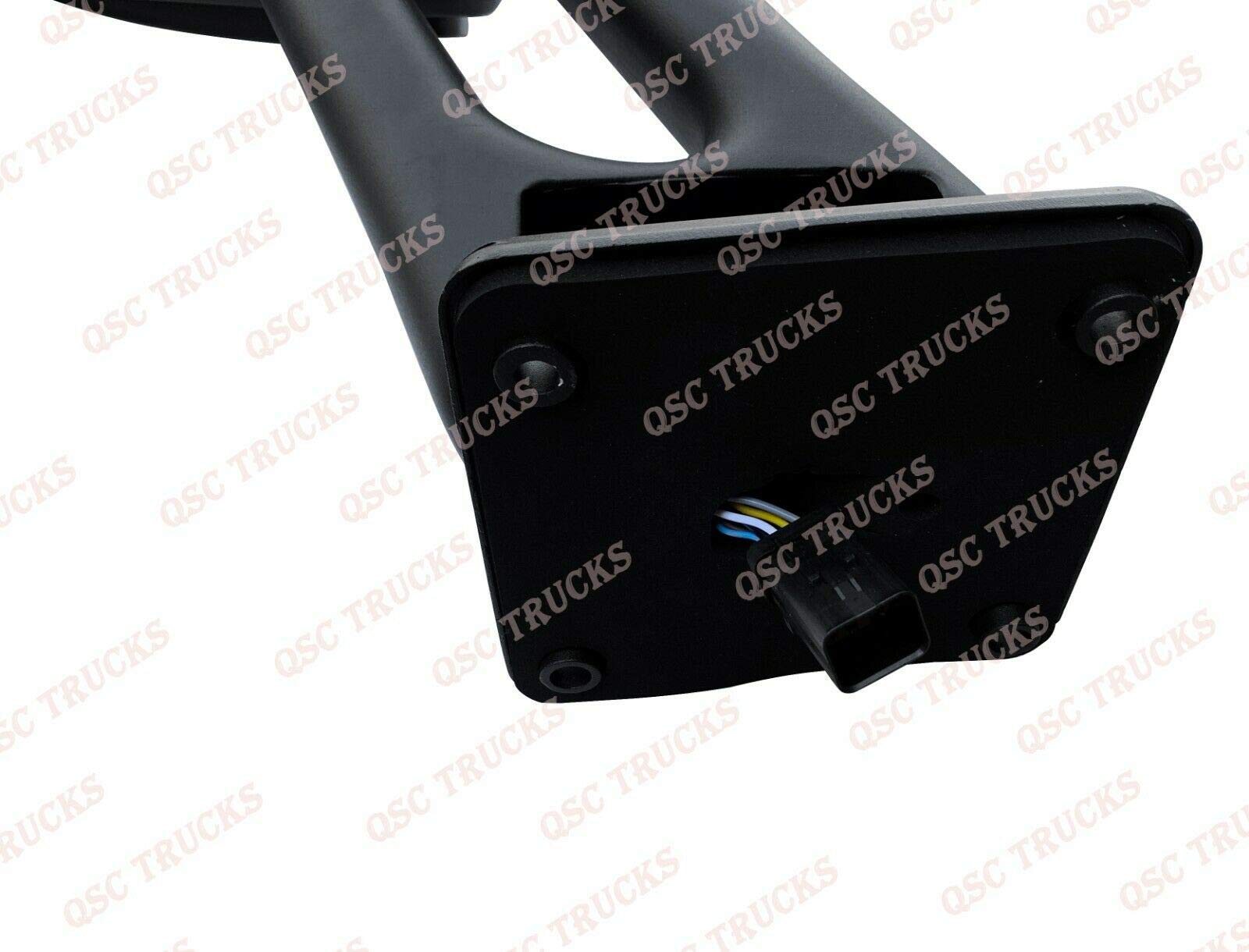 QSC Chrome Replacement Door Mirrors with Arms - Left Driver Side for Peterbilt 579 Trucks | Heavy Duty Truck Accessories for Enhanced Visibility & Safety | Perfect for Long Haul Trucking & Fleet Maintenance
