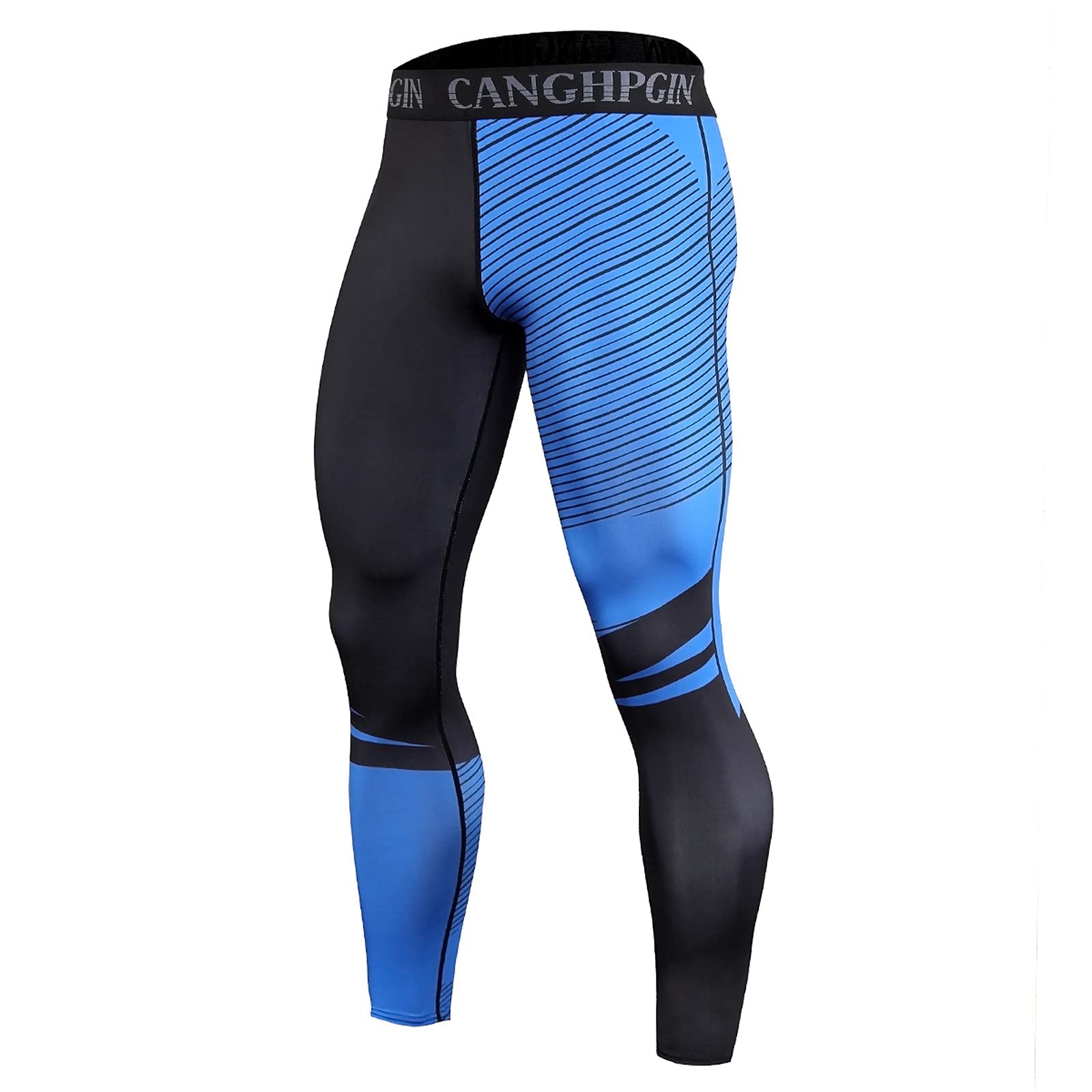 Quick-Dry Moisture-Wicking Men's Running Tights - Breathable Sports Pants for Gym, Jogging & Home Workouts