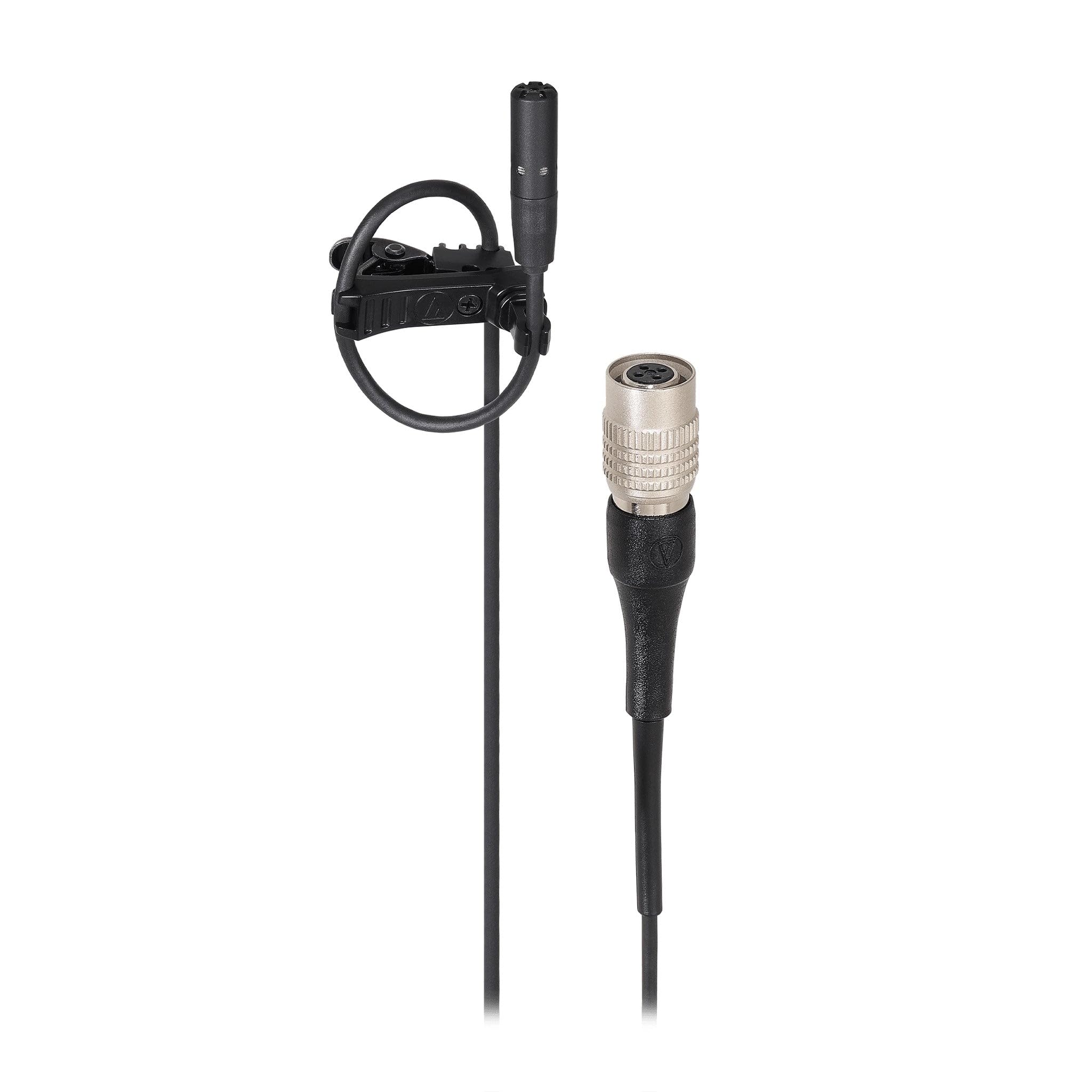 Audio-Technica BP898cW Cardioid Lavalier Microphone - Professional Wireless Clip-on Mic for ATW System (Ideal for Presentations, Interviews & Broadcast)