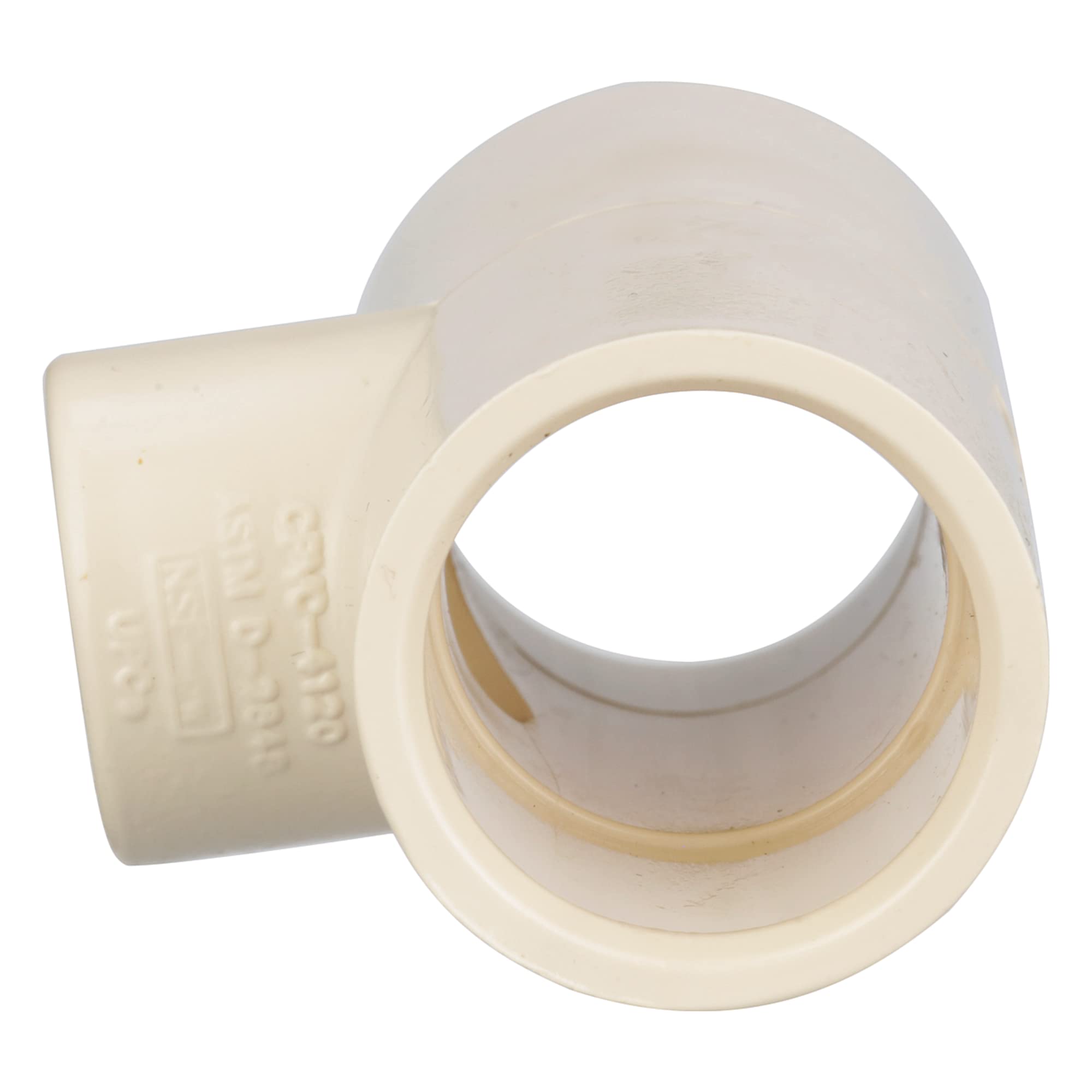 3/4 x 3/4 x 1/2 CTS CPVC Reducer Tee for Hot and Cold Water Distribution - Charlotte Pipe (250-Pack) - Ideal for Plumbing, Irrigation, and Residential/Commercial Water Systems