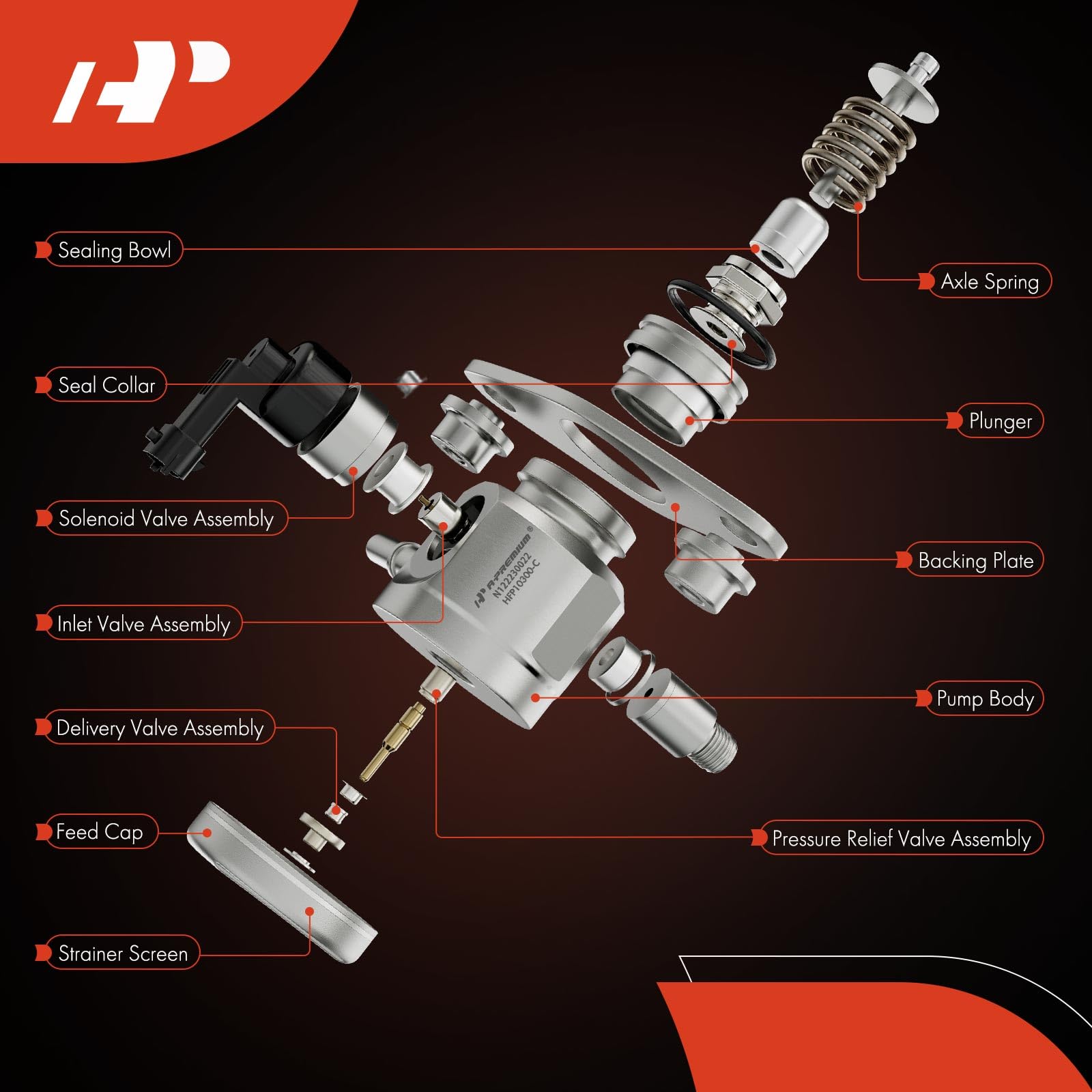 Premium Fuel Pump for Chevy Equinox, Malibu 2.4L (2010-2017) - Engine Performance Upgrade