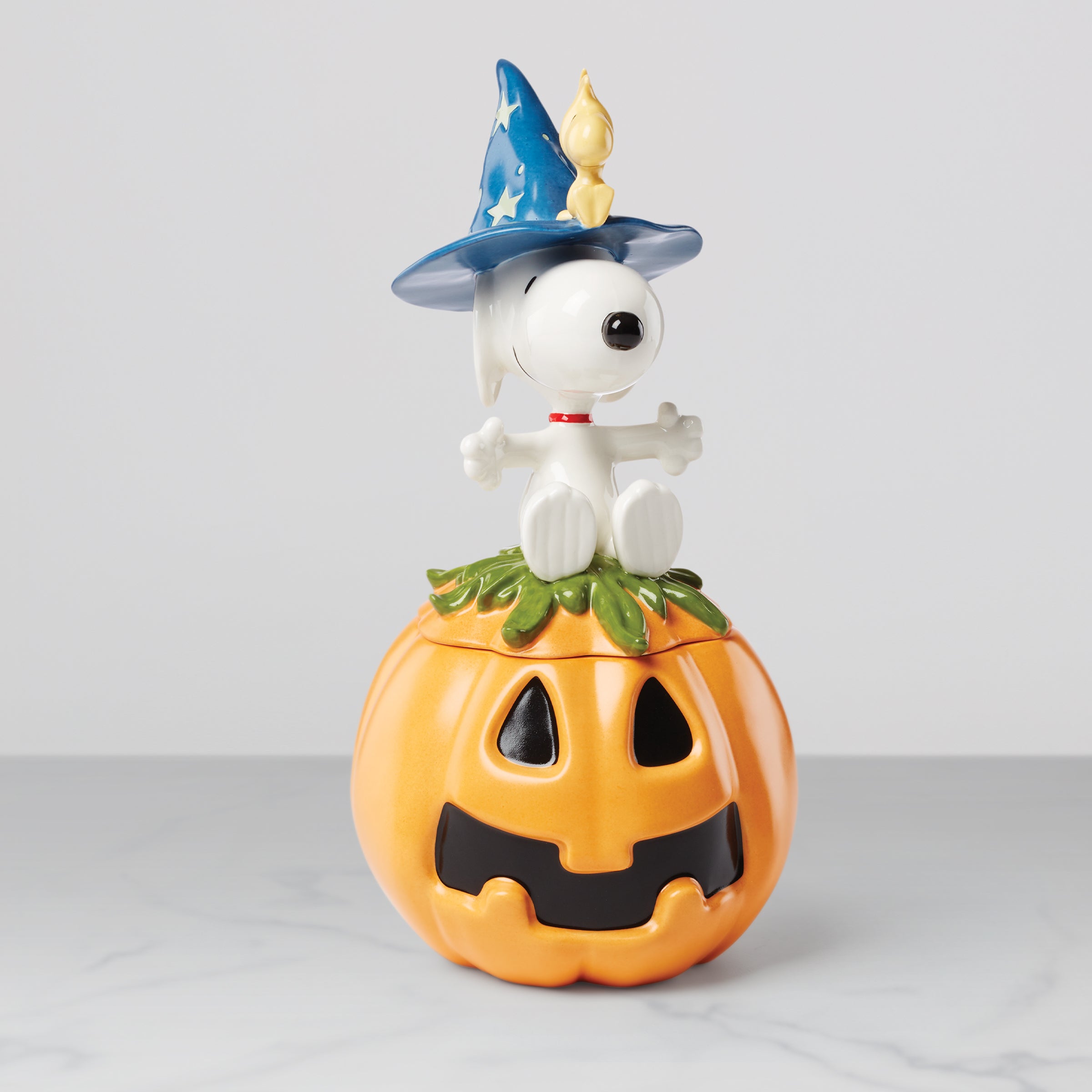Halloween Pumpkin Candy Dish - Ceramic Candy Bowl for Halloween Party Decorations, Thanksgiving & Fall Home Decor