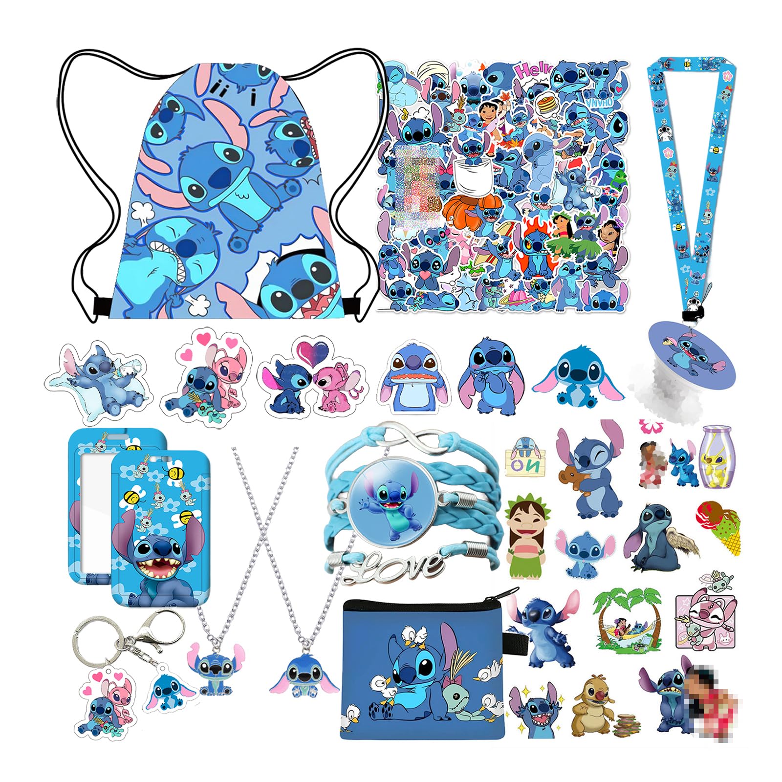 JKUNST Stitch Plush Toy & Gifts for Women, Men, Kids - Cute Birthday Party Supplies & Merch for Disney Lovers | Perfect for Birthday Gifts, Christmas Presents & Anime-Themed Parties