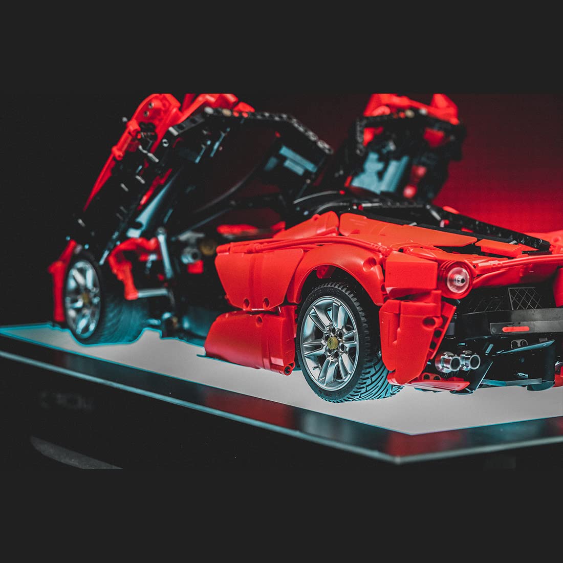 MISINI 61505 Viva Hypercar 1:8 Technic Model Car Kit - CADA Master 4739pcs Large Building Blocks, MOC Super Sports Car Model - STEM Educational Toy Gift for Kids & Adults | DIY Project, Collectible Display, Birthday Present