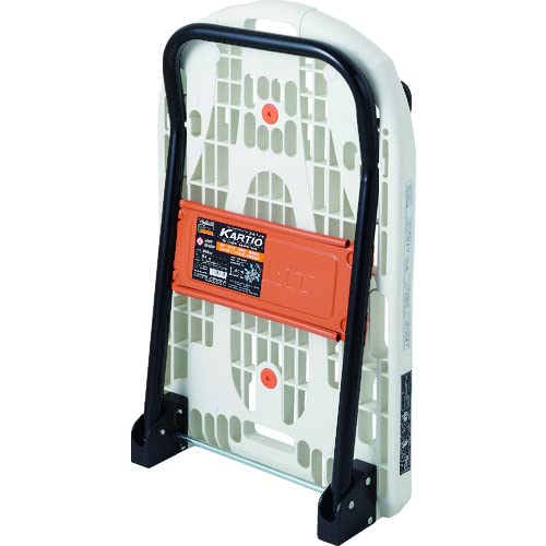 TRUSCO Light-Duty Resin Platform Truck KARTIO MPK-720-W-SS - Heavy Duty Utility Cart for Warehouse, Factory & Workshop Use