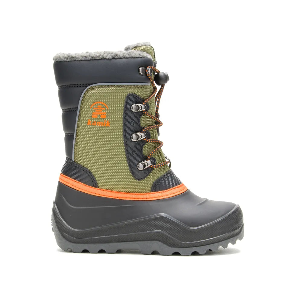 Kamik Olive Luke Waterproof Winter Snow Boots for Kids - Warm & Comfortable for Outdoor Play, Hiking, and Snowy Adventures
