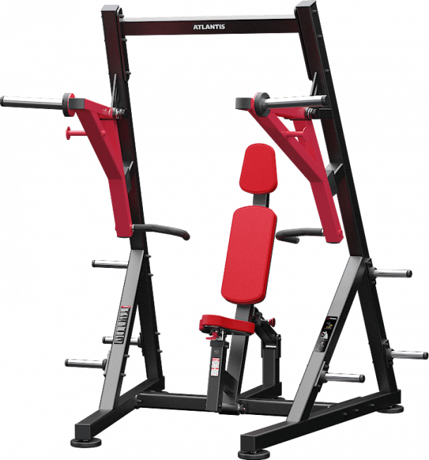 ATLANTIS Decline Chest Press Machine - Professional Gym Equipment for Strength Training & Muscle Building - Perfect for Home Gyms & Commercial Fitness Centers