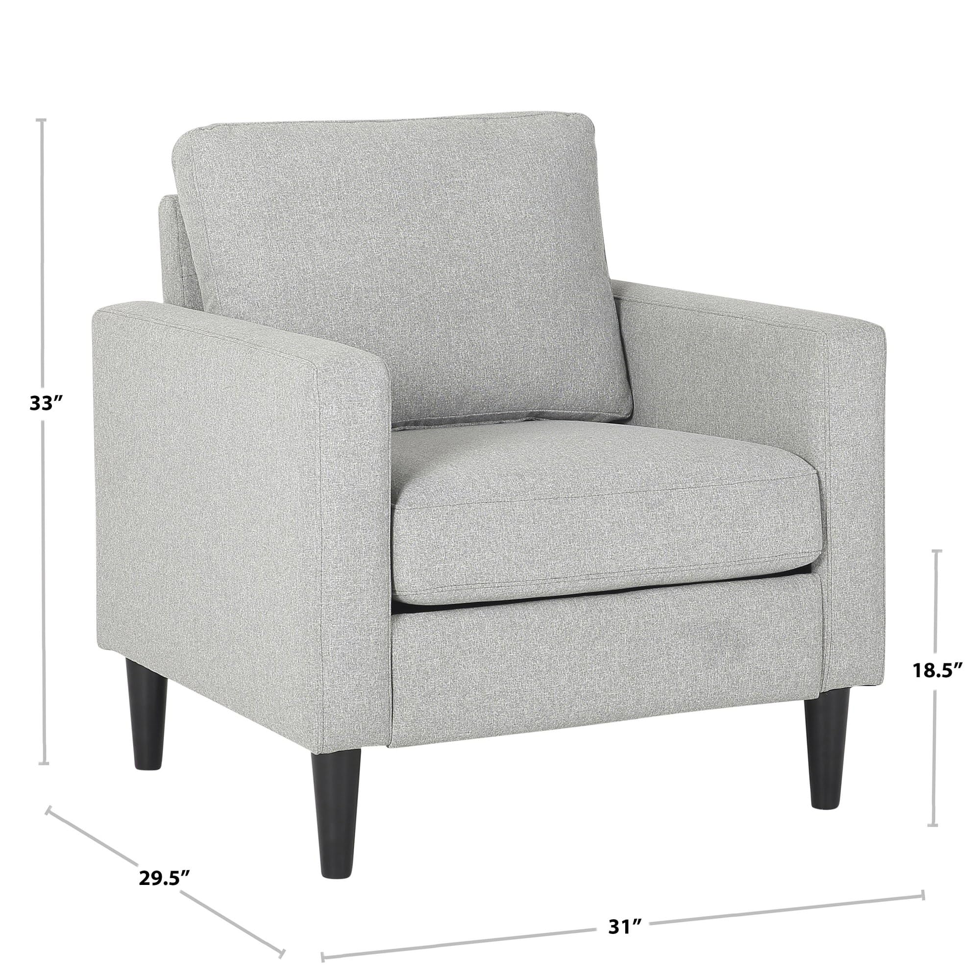 LumiSource Wendy Fabric Accent Chair - Modern Armchair for Living Room & Bedroom - Comfortable Contemporary Seating for Home Office, Reading Nook & Lounge Areas