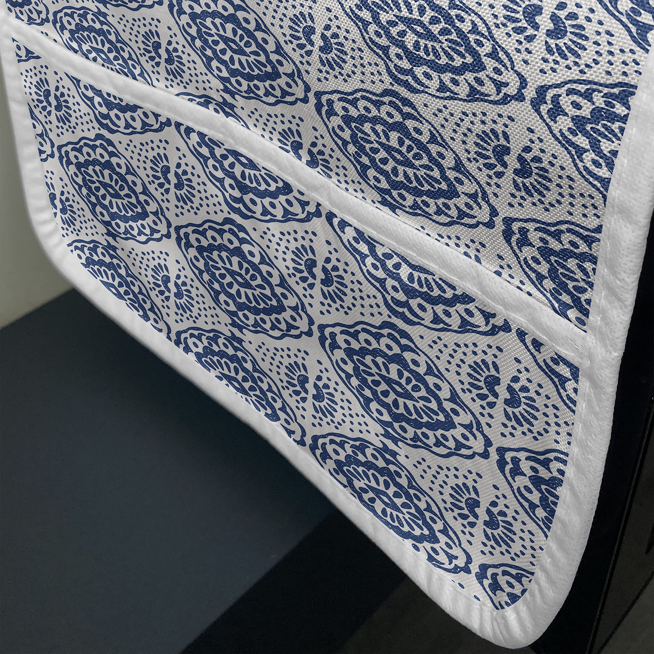 Ambesonne Bohemian Style Microwave Cover - Waterproof Kitchen Organizer with Pockets, 36