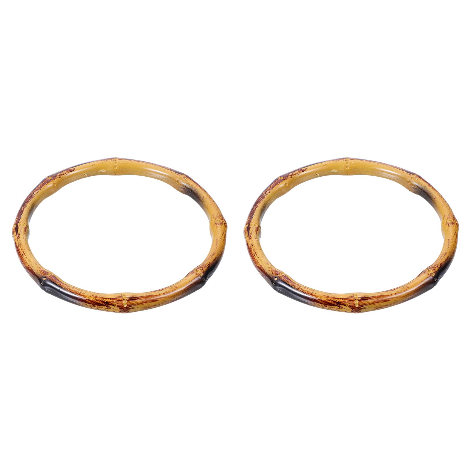 2pcs Round Plastic Bag Handles for DIY Purse & Handbag - Durable Handbag Handle Rings for Crafting, Sewing & Repair - Perfect for DIY Projects, Fashion Accessories & Gift Making