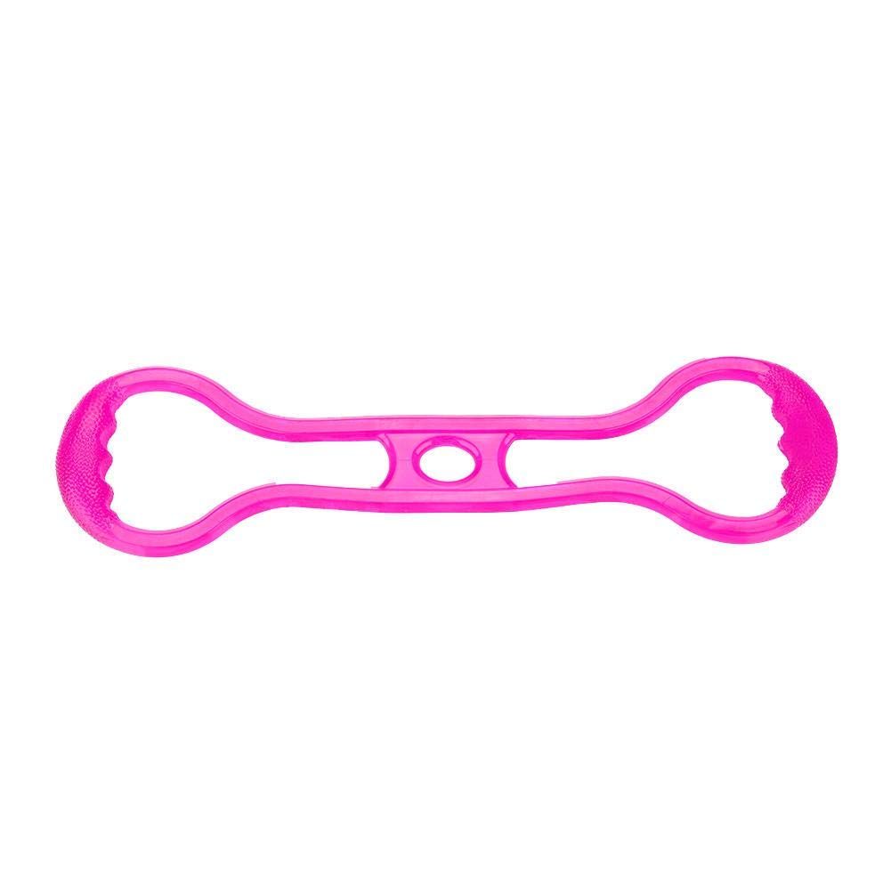 01 Anti-Slip Yoga Pull Rope & Resistance Band - Premium Workout Equipment for Muscle Building, Body Shaping, Pilates & Floor Exercises (Pink) - Perfect for Home Gym, Yoga Studio & Fitness Training