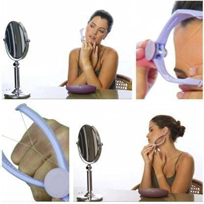 Kalitus Women's Eyebrow & Facial Hair Threading Tool - Instant Hair Remover for Neck, Eyebrows, Forehead, Cheeks, Chin & Upper Lip | 1 Count | Perfect for Home Salon & Travel Beauty Care