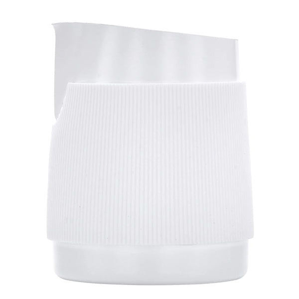 Normcore Handleless Milk Jug - Premium White Ceramic Pitcher for Coffee, Tea & Milk - Perfect for Home, Cafe & Restaurant Use