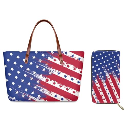Vintage American Flag Printeddd