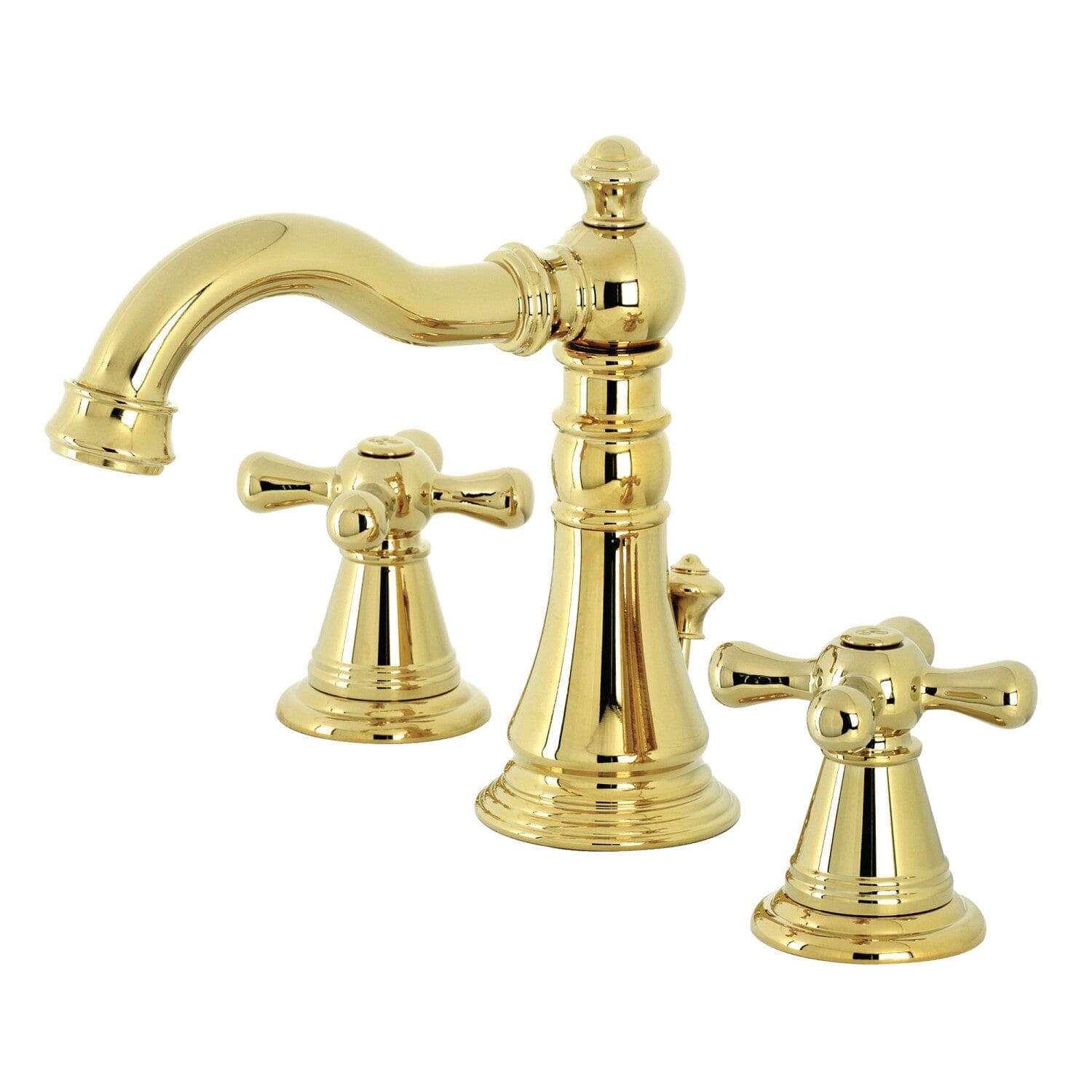 American Classic 3-Hole Widespread Bathroom Faucet - Two Handle Deck Mount with Pop-Up Drain - Perfect for Modern Bathroom Renovations & Vanity Upgrades