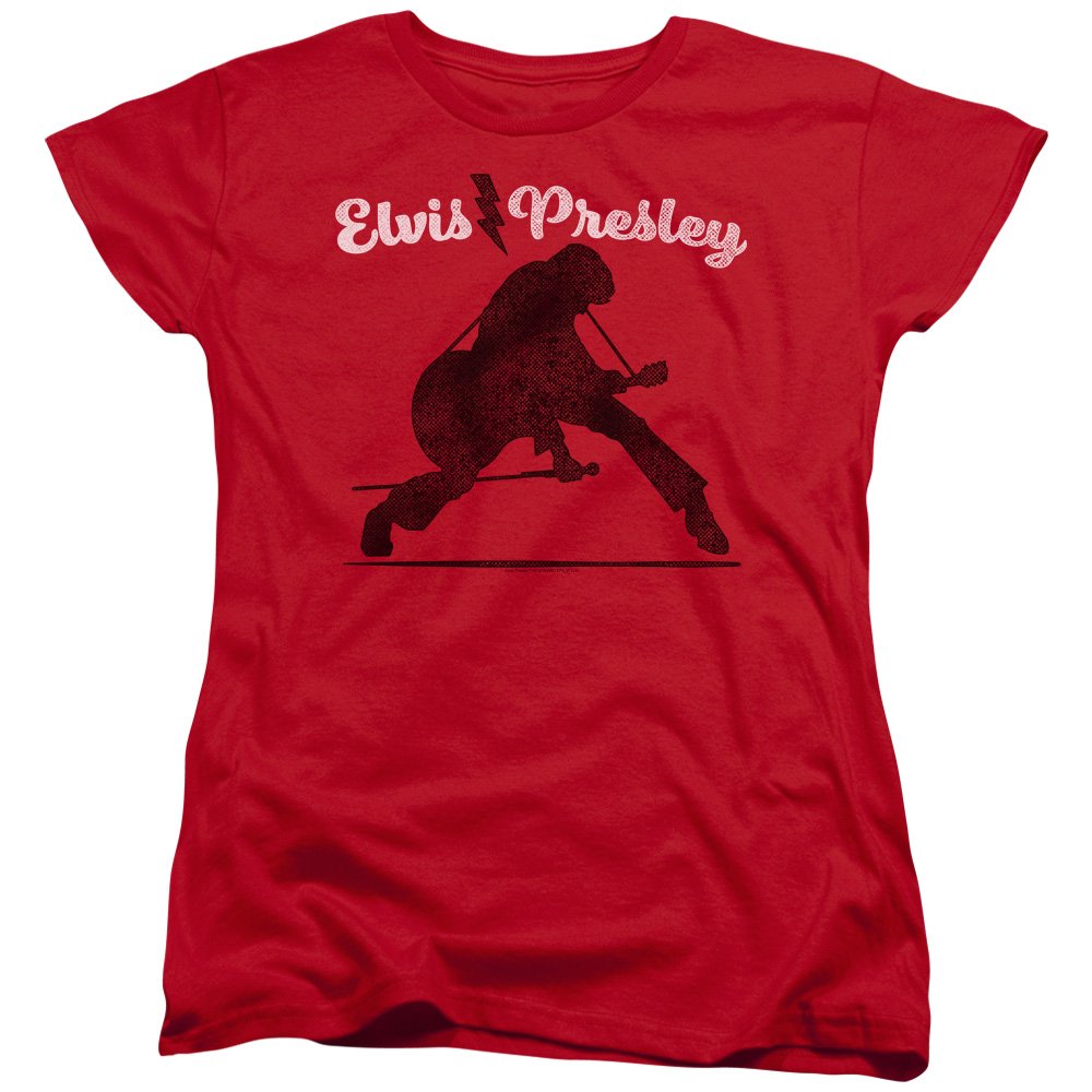 Elvis Presley Vintage Women's Overprint T-Shirt - Retro Music Band Tee for Concerts, Parties & Casual Wear