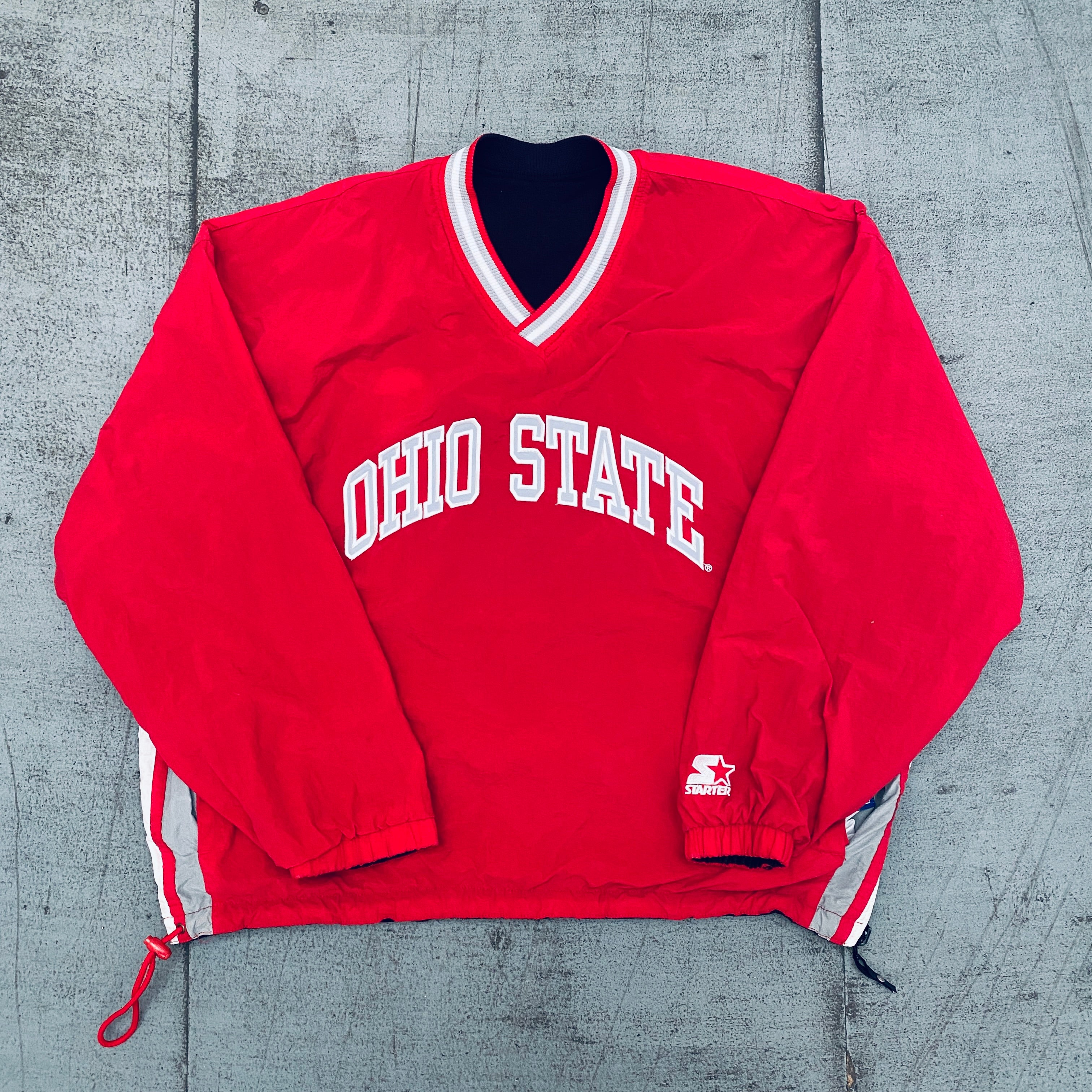 Ohio State Buckeyes 1990s Reversible Starter Sideline Jacket - XL | Vintage NCAA Football Jacket for Game Day & Fan Apparel