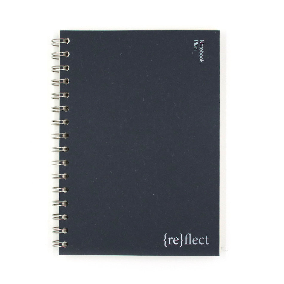 Premium Coffeenotes Grande Wirebound Notebook - Navy Blue Wool Cover - Ideal for Journaling, Note Taking & Office Use