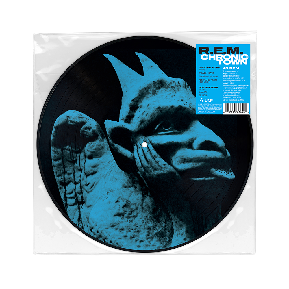 Chronic Town EP Picture Disc Vinyl Record - Limited Edition R.E.M. Collectible for Music Lovers & Vinyl Enthusiasts - Perfect for Home Decor, Music Collections & Gift Giving
