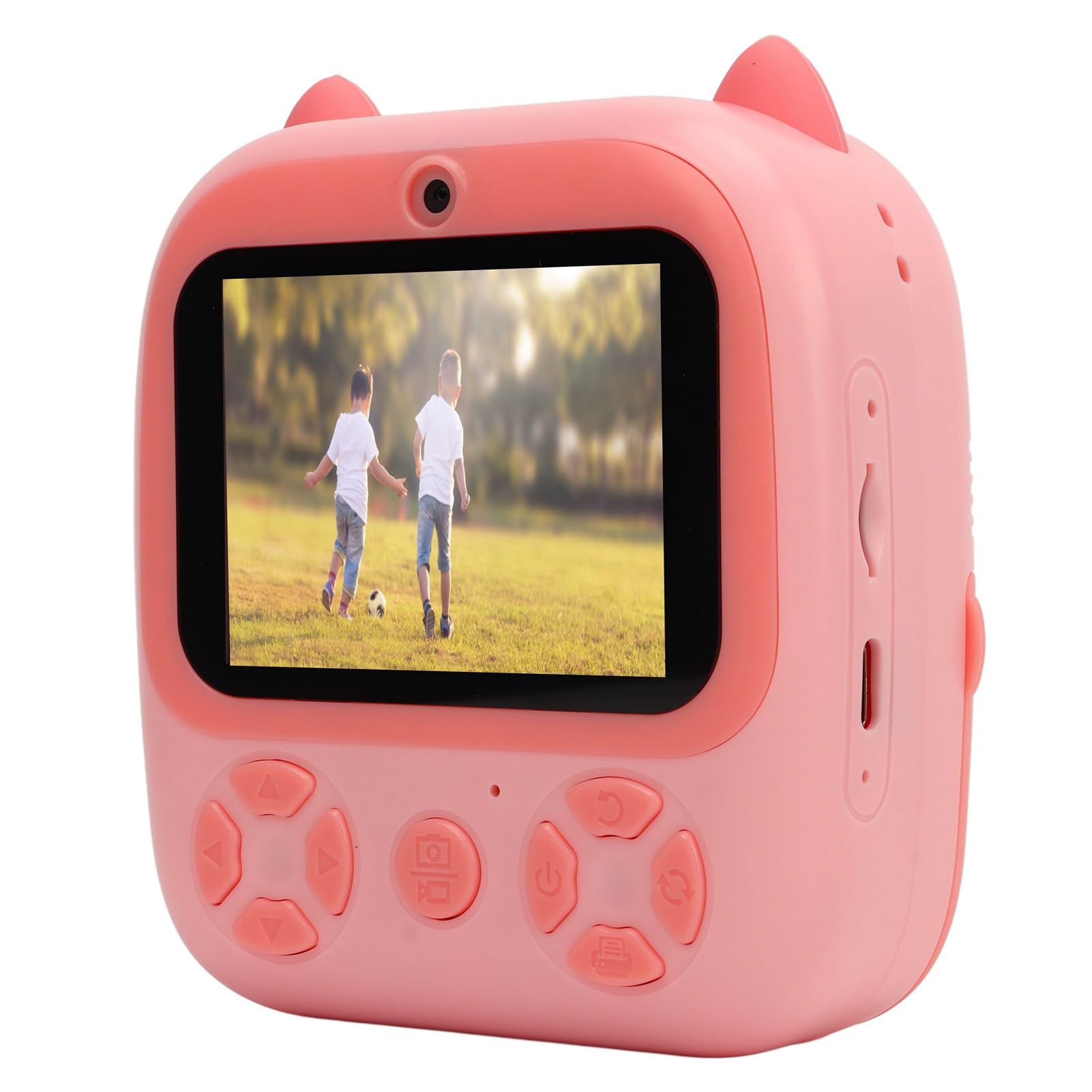 24MP Kids Instant Print Digital Camera - Pink Selfie Camera for Children with Video Recording | Perfect for Birthday Gifts, Travel Memories & School Activities