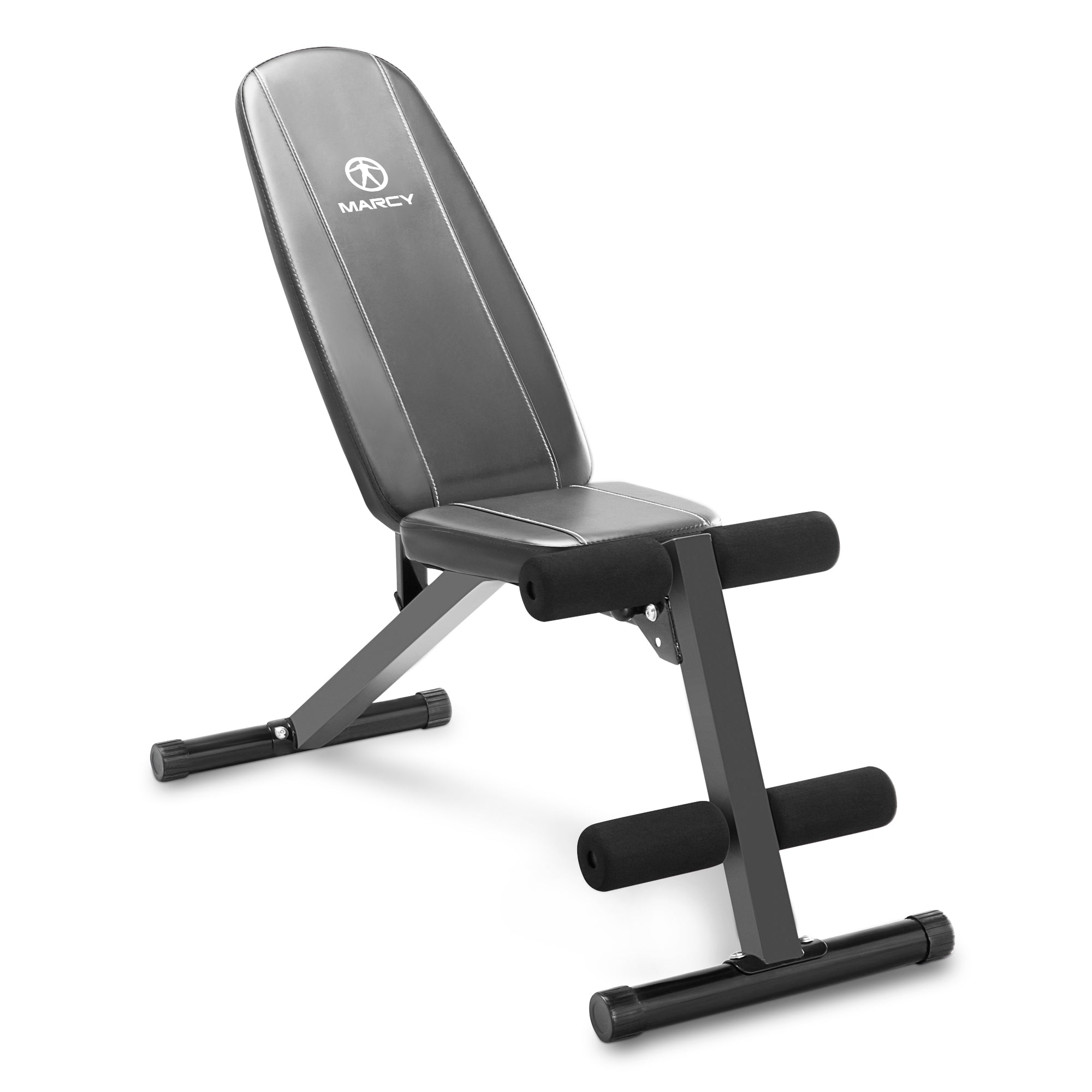 Marcy SB 10115 Adjustable Weight Bench for Home Gym - Multi-Functional Utility Workout Bench for Strength Training, Full Body Exercises - Perfect for Home Fitness & Small Space Workouts
