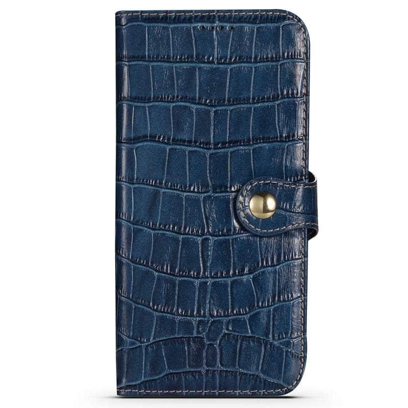 Genuine Leather iPhone 13 Case - Premium Natural Cowhide Full Edge Protection - Perfect for Business & Everyday Use