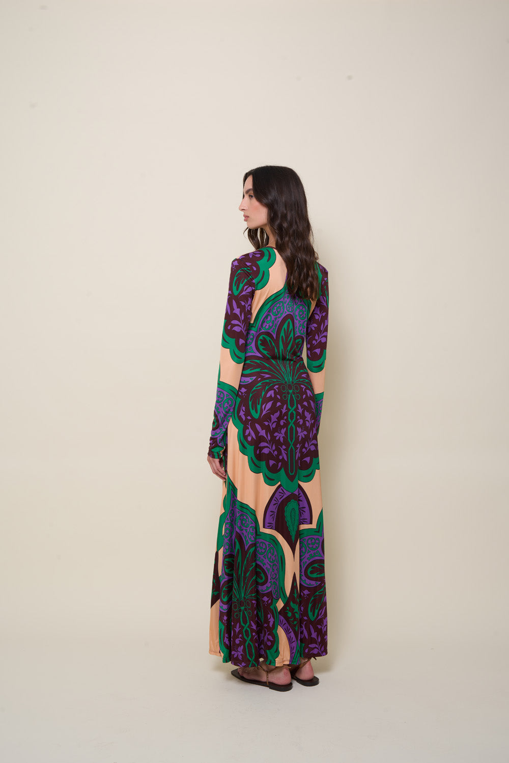Glazed Illusion Dress - Elegant Women's Party Gown with Shimmering Finish | Perfect for Evening Events, Weddings & Special Occasions