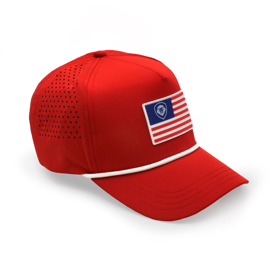 VT Flag Patch Red 'Future Looks Bright' Performance Snapback Hat - Stylish & Comfortable for Outdoor Activities, Sports, and Casual Wear