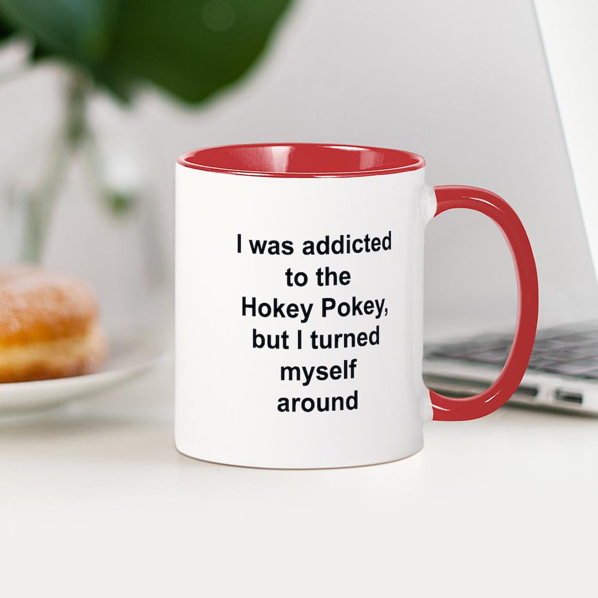 Hokey Pokey Ceramic Coffee Mug 11 oz (325 ml) - Funny Novelty Gift for Dance Lovers, Perfect for Tea, Coffee & Hot Chocolate at Home or Office
