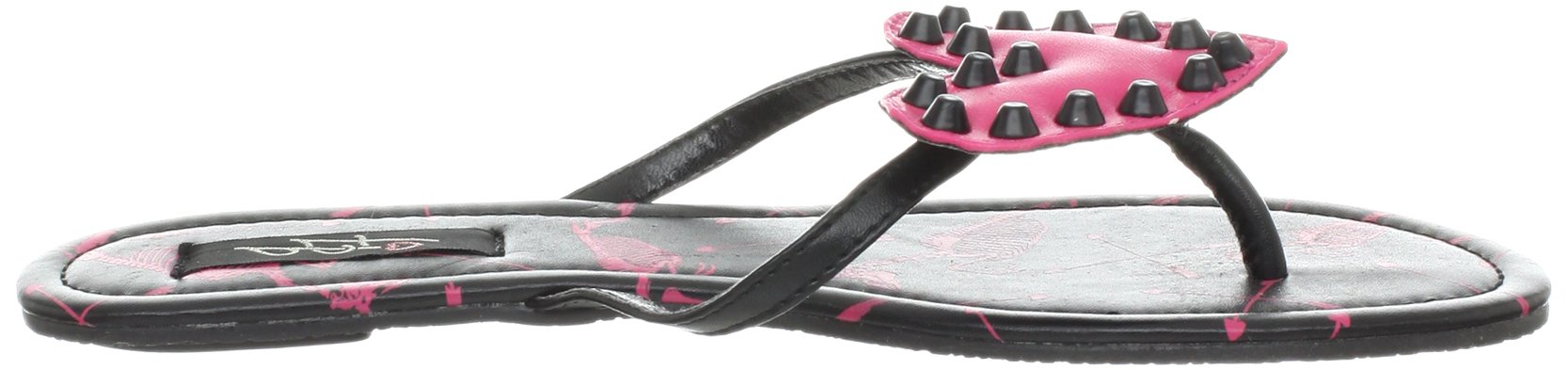 Iron Fist Women's Skellicorn Thong Sandals - Gothic Platform Flip Flops with Unique Skeleton Design for Summer, Beach, and Festival Outfits