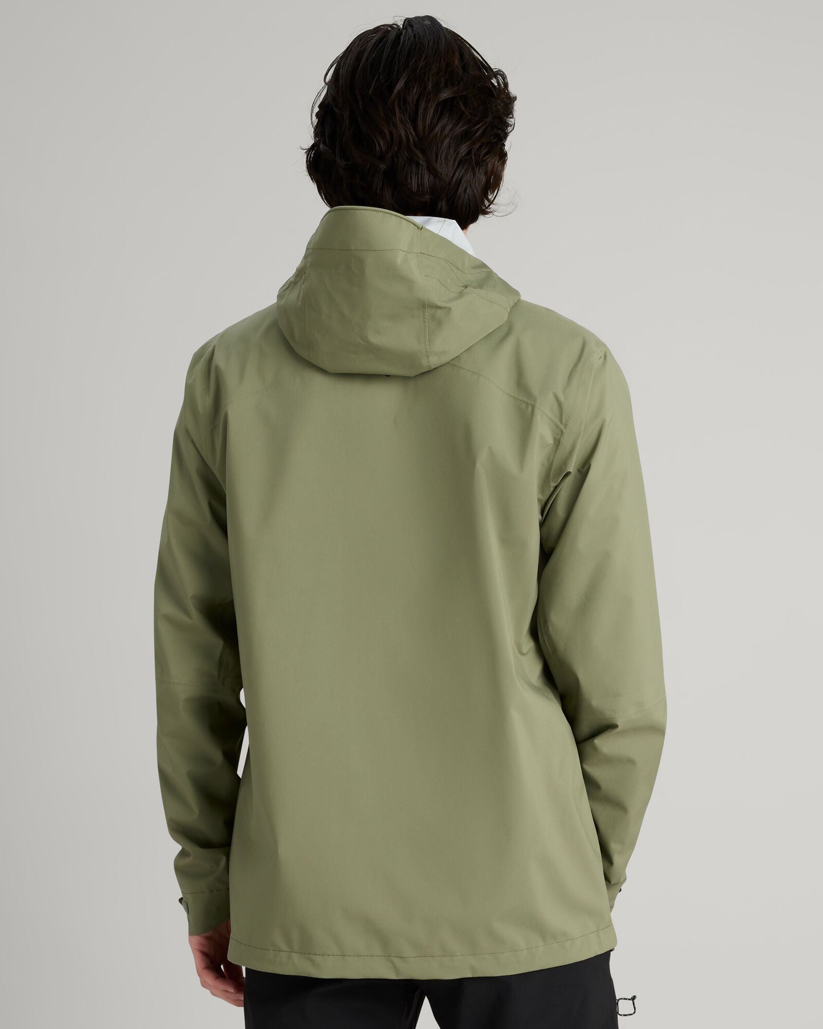 Men's Waterproof Hiking Rain Jacket - Lightweight Stretch 2.5 Layer Shell for Outdoor Adventures (Beech Color) - Perfect for Camping, Backpacking & Mountain Trekking