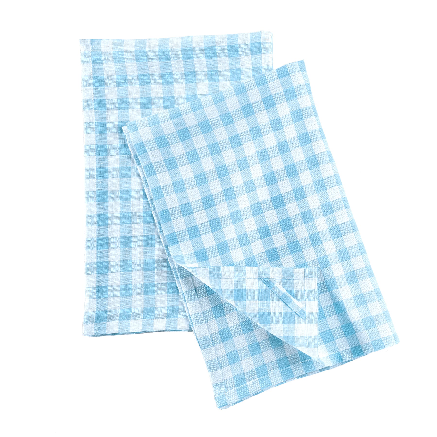 Premium Gingham Kitchen Towels Set of 6 - Absorbent & Durable Cotton Dish Towels for Drying Dishes & Cleaning - Cute Checkered Pattern for Farmhouse, Rustic & Modern Kitchens