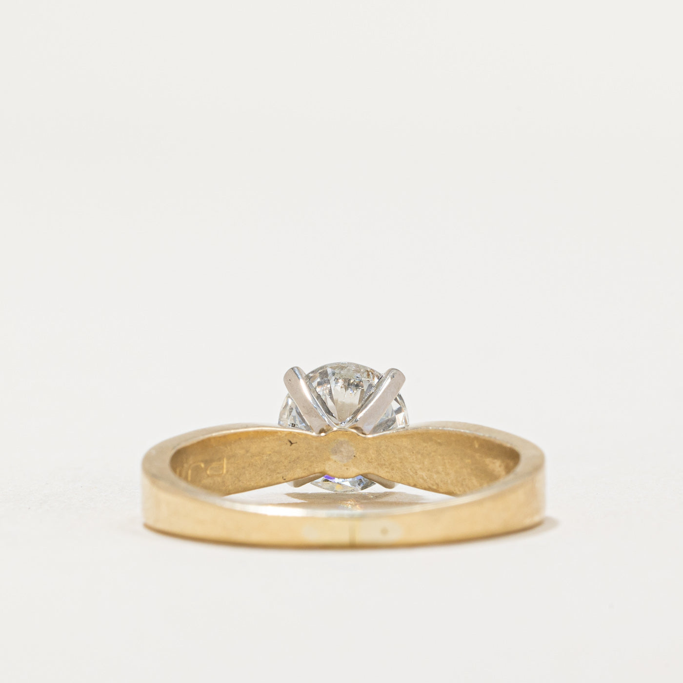 1.04ct Solitaire Diamond Engagement Ring - I1/I2 H/I Color, Size 5.75 - Perfect for Proposals & Anniversaries