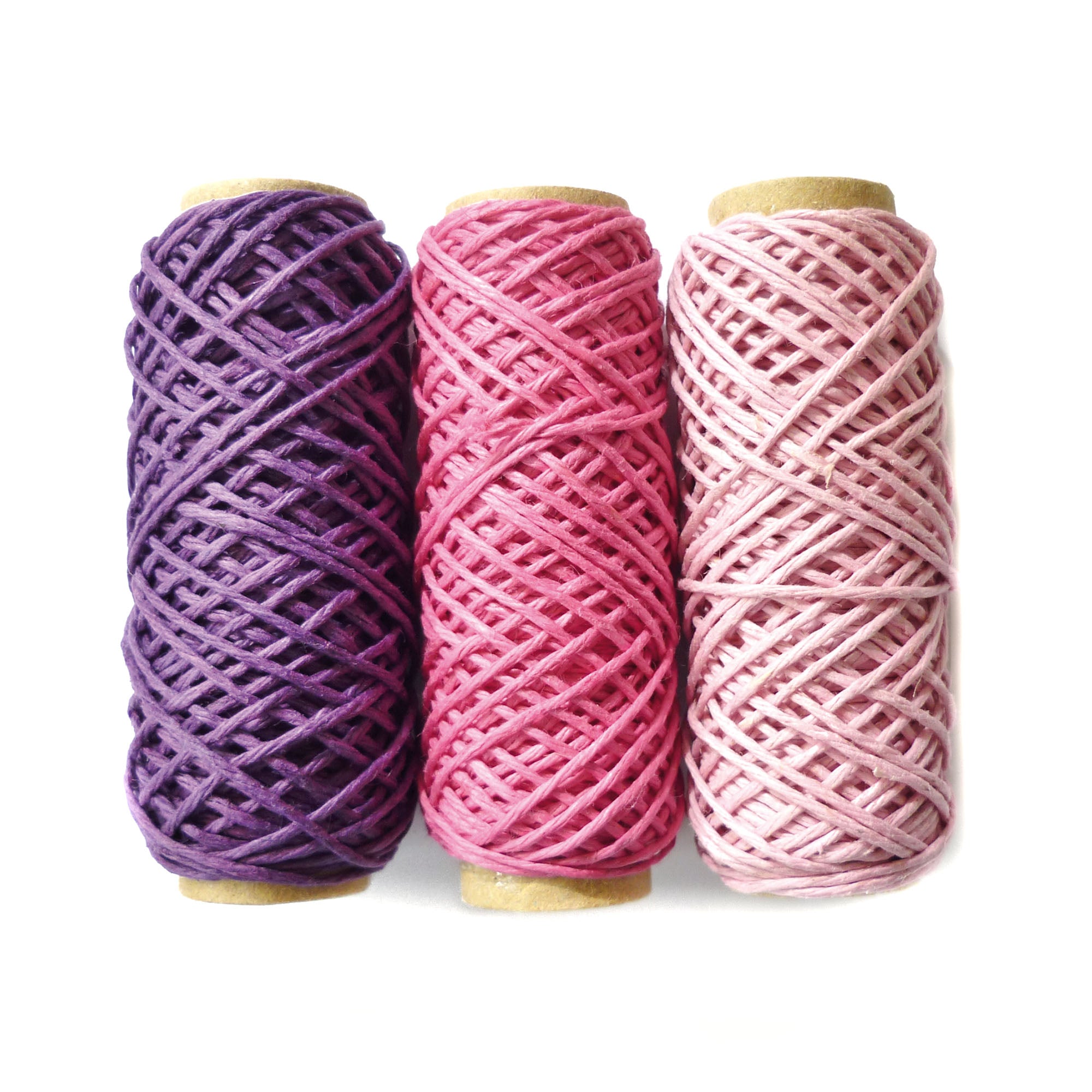 3 Pack Natural Hemp Spools for Macrame, Crochet & DIY Crafts - Eco-Friendly Jute Twine for Home Decor, Gift Wrapping & Gardening (100ft Each)