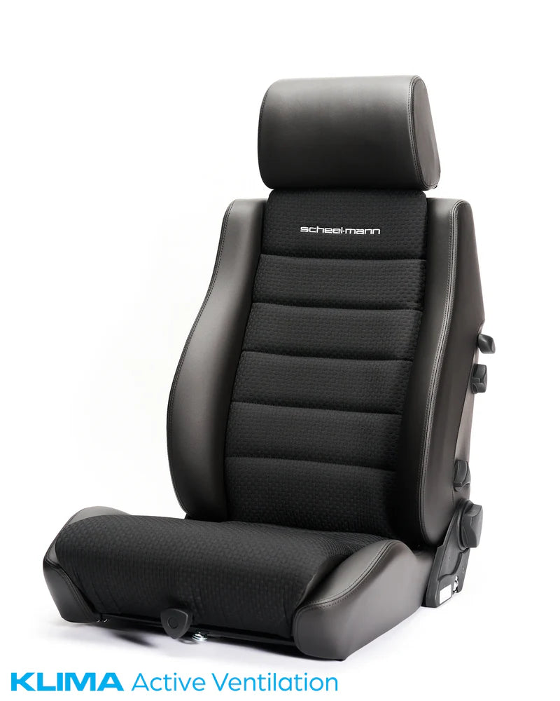 Black Basketweave Cloth with Leatherette Bolsters