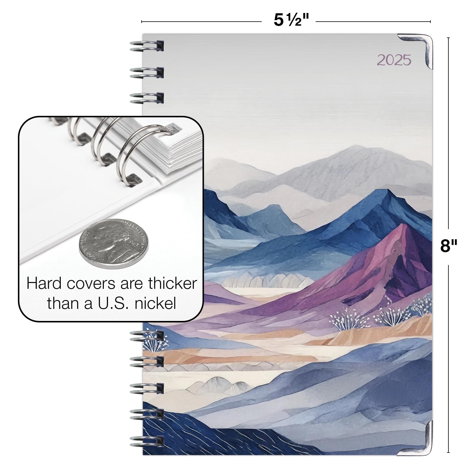 2025 Hardcover Planner - 5.5