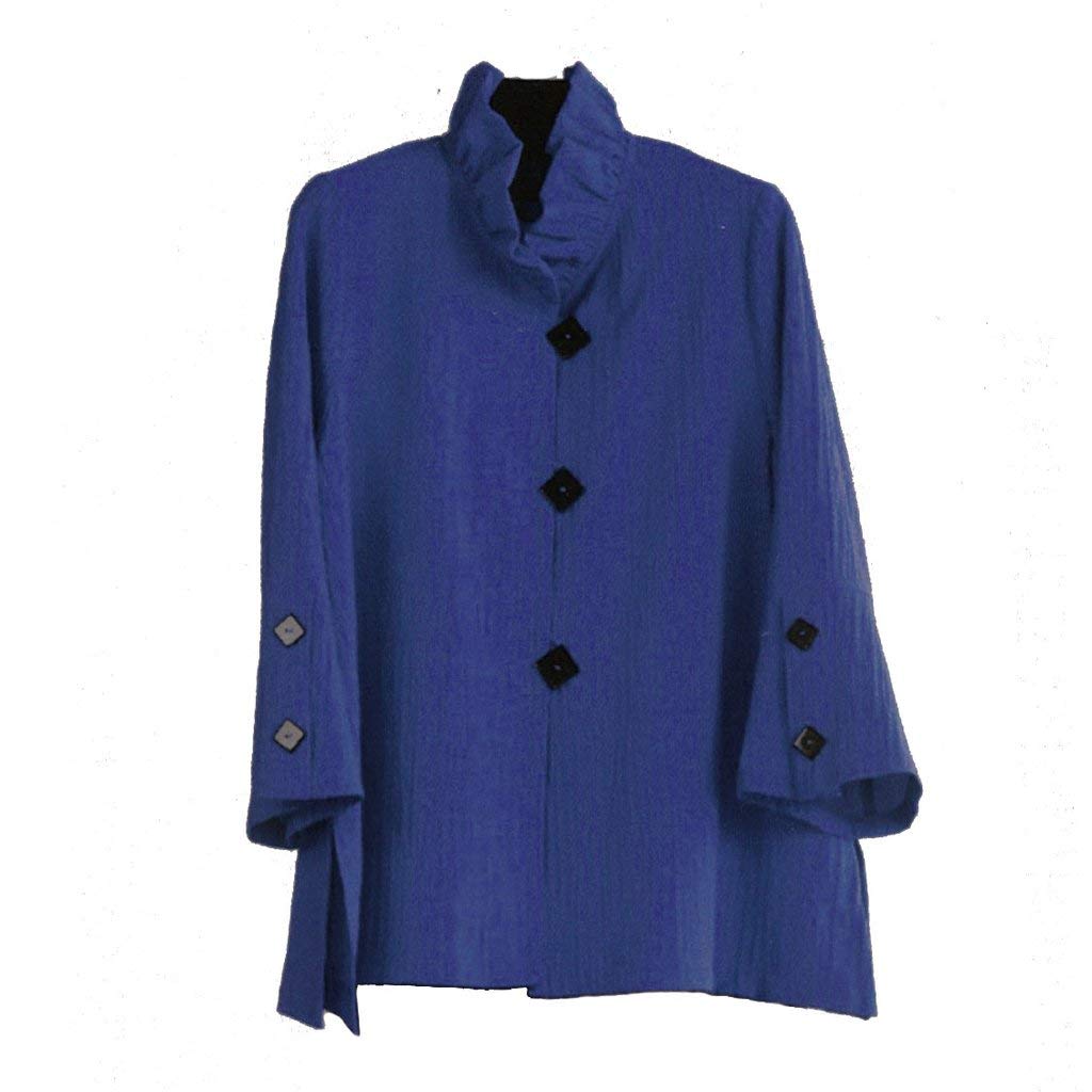 Y&S Moonlight Clothing - Stylish Bell Sleeve Button Front Shirt Jacket for Women | Casual Wear, Office Outfits & Date Night Fashion
