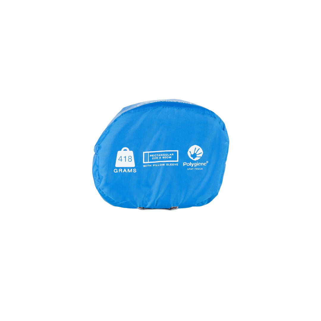 Lifeventure Cotton Sleeping Bag Liner - Breathable Rectangular Travel Sleeping Bag for Camping, Hiking & Backpacking