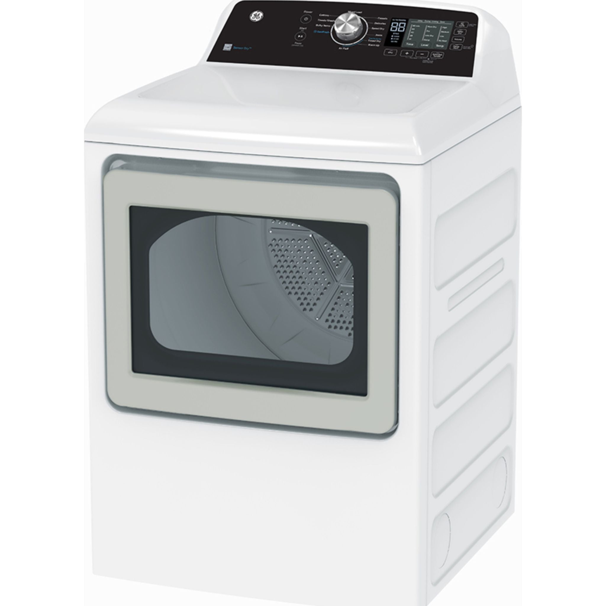 GE GTD68GBMRWS 7.8 Cu. Ft. Smart White Gas Dryer - Perfect for Large Families & Laundry Rooms | Energy Efficient & WiFi Enabled