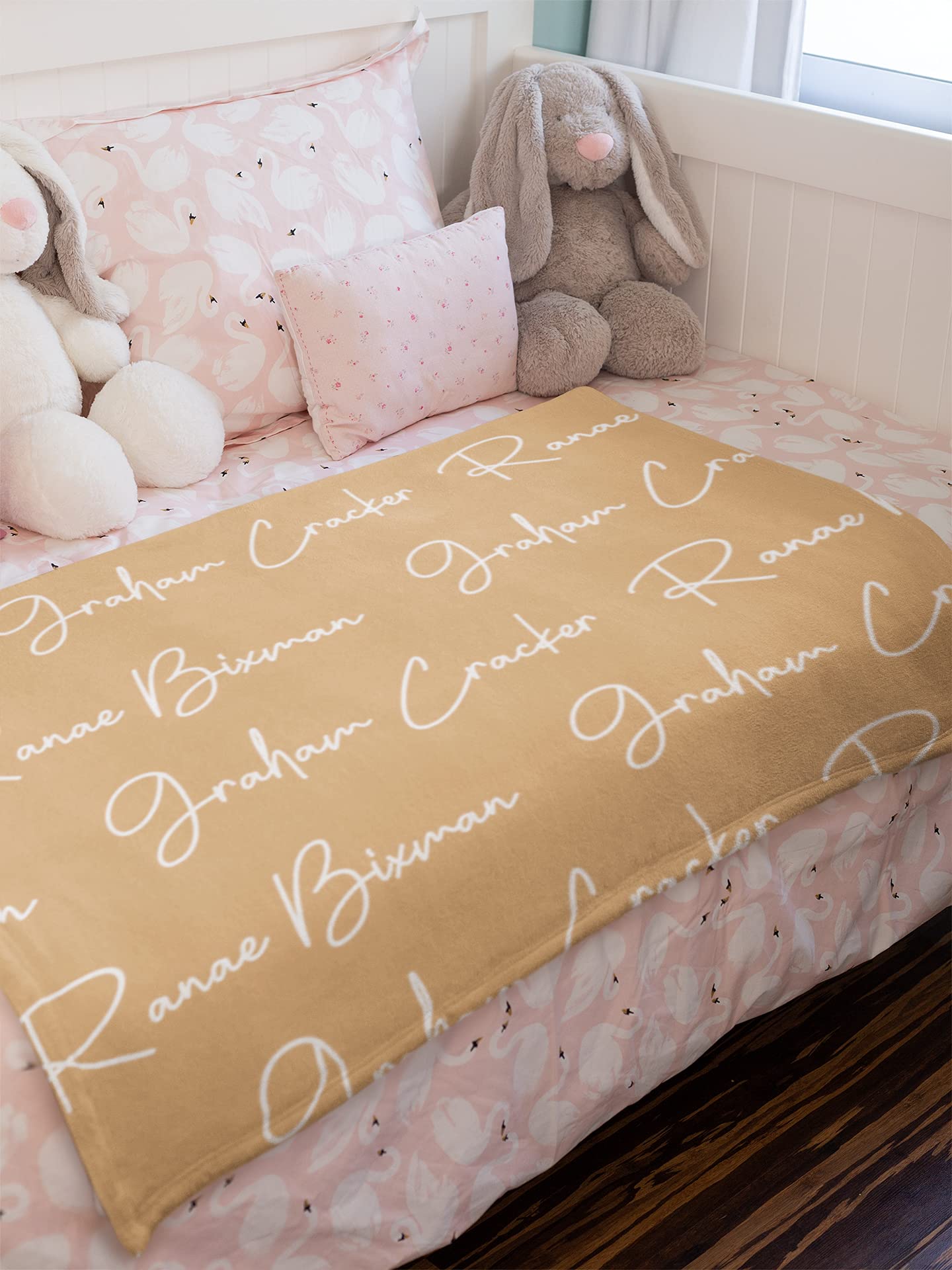 Personalized Family Name Blankets - Custom Fleece Throws for Mom, Grandma, Grandkids, Baby & Friends - Perfect Birthday Gifts for Kids & Family - Cozy Home Decor & Holiday Presents